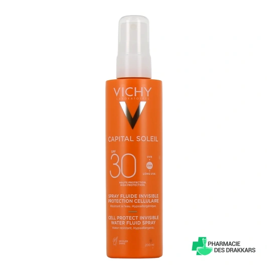Vichy Capital Soleil Spray Fluide Invisible Protection Cellulaire