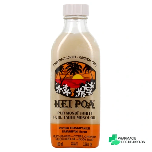 Hei Poa Pur Monoï Tahiti Frangipanier