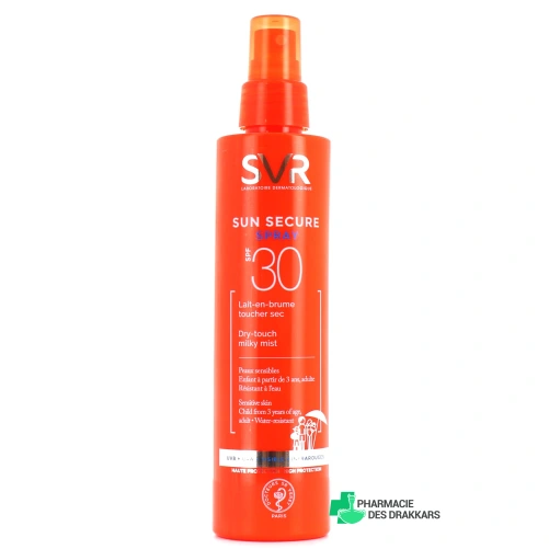 SVR Sun Secure Spray Solaire SPF 30 - Vue 360°