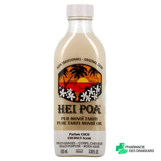 Pur Monoï Tahiti parfum vanillier ou coco