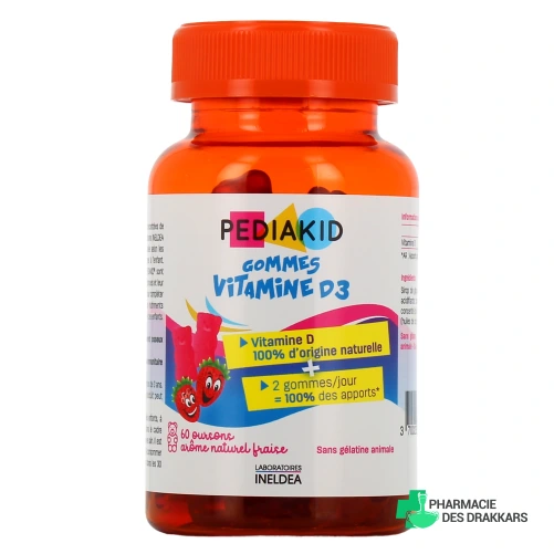 Pediakid Gommes Vitamine D3
