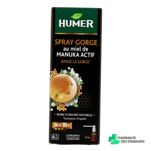 Humer Spray Gorge au Miel de Manuka Actif