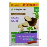 Arkofluides Radis Noir BIO ampoules - Vue 360°