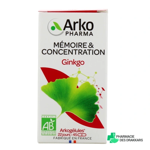 Arkogélules Ginkgo Bio