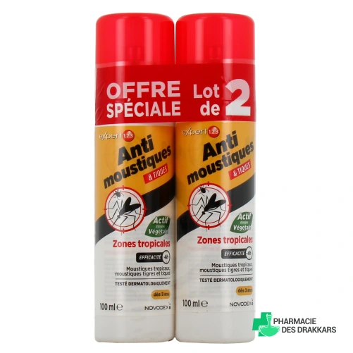 Expert 123 Anti-Moustiques et Tiques Spray