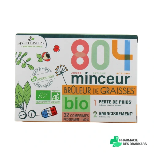 3 Chênes 804 Minceur Brûleur de Graisses Bio