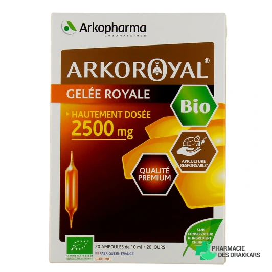 Arkoroyal Gelée royale Bio 2500mg