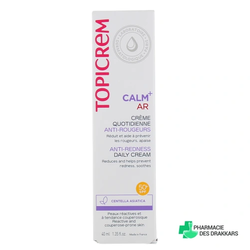 Topicrem Calm+ AR Crème Quotidienne Anti-Rougeurs