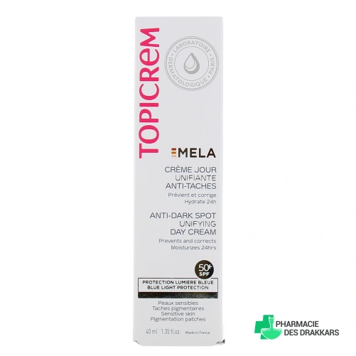 Topicrem Mela Crème Jour Unifiante Anti-Taches SPF 50+