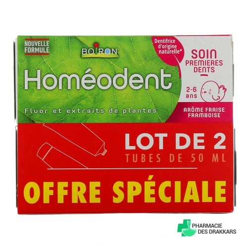 Homeodent Dentifrice Premières Dents 2-6 ans