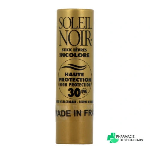 Soleil Noir Stick Lèvres Incolore SPF30