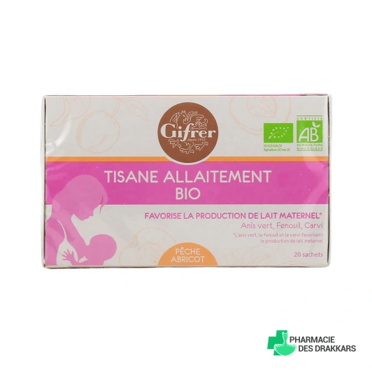 Gifrer Tisane Allaitement Bio 20 sachets