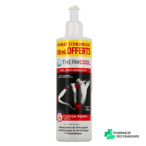 ThermCool Gel Anti-Douleurs Froid + Huiles Essentielles