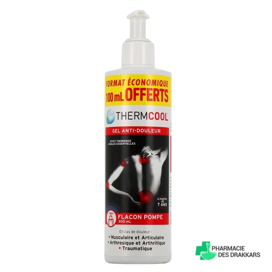 ThermCool Gel Anti-Douleurs Froid + Huiles Essentielles