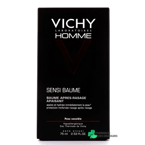 Vichy Homme Sensi Baume Baume Après-Rasage Apaisant