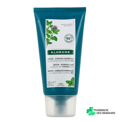 Klorane Après-Shampoing Détox Menthe Bio