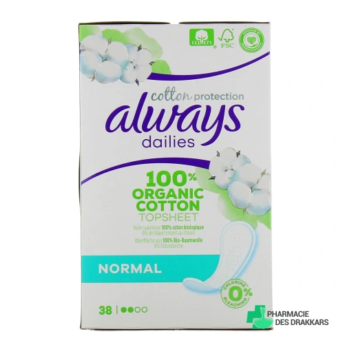 Always Dailies Protège-Slips Cotton Normal