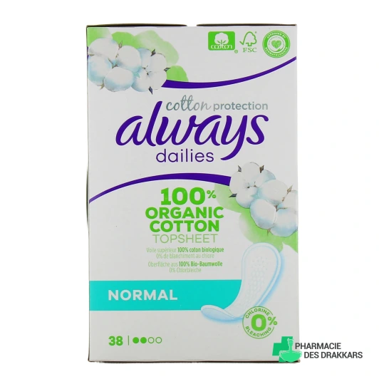 Always Dailies Protège-Slips Cotton Normal