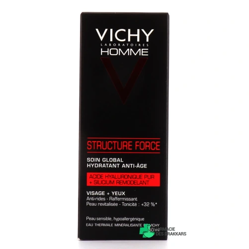 Vichy Homme Structure Force Soin Global Hydratant Anti-Age