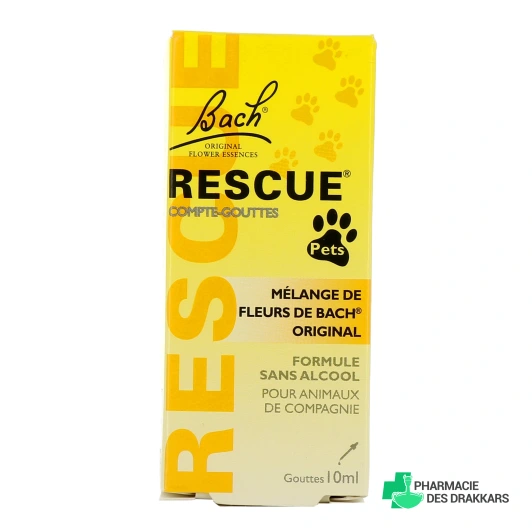 Rescue Pets Fleurs de Bach Animaux de Compagnie