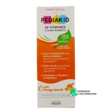 Pediakid 22 Vitamines et oligo-éléments - Vue 360°