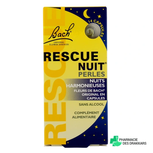 Rescue Fleurs de Bach Nuit 14 Perles