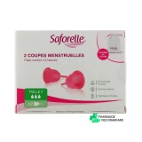 Saforelle Cup Protect Coupe Menstruelle x2 - Vue 360°
