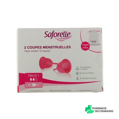 Saforelle Cup Protect Coupe Menstruelle x2 - Vue 360°