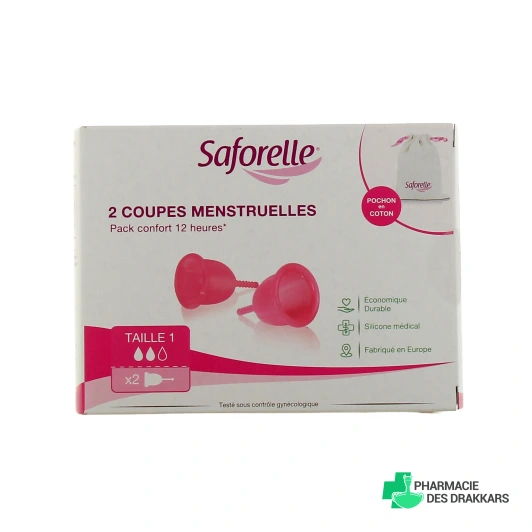 Saforelle Cup Protect Coupe Menstruelle x2