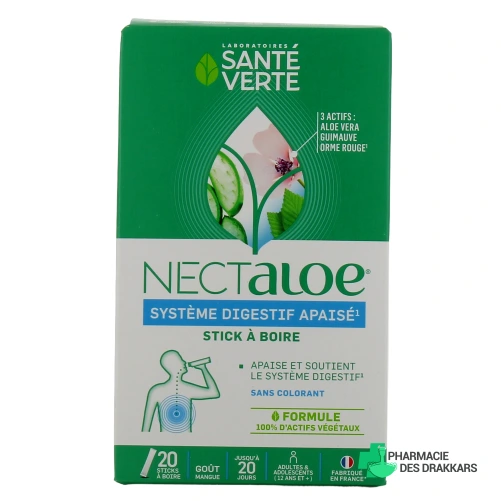 Nectaloe Sticks à Boire à l'Aloe Vera