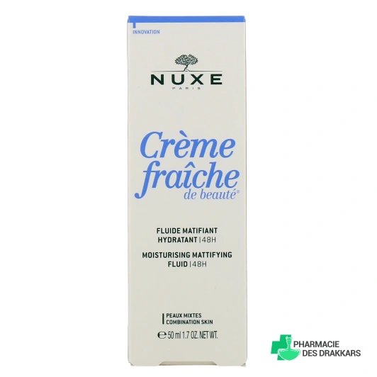 Nuxe Crème Fraîche de Beauté Fluide Matifiant Hydratant 48h