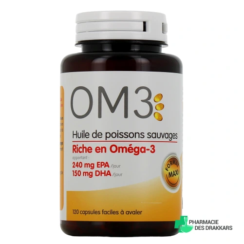 OM3 Huile de Poissons Sauvages Oméga 3