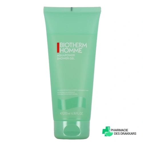 Biotherm Homme Aquapower Gel Douche Corps et Cheveux