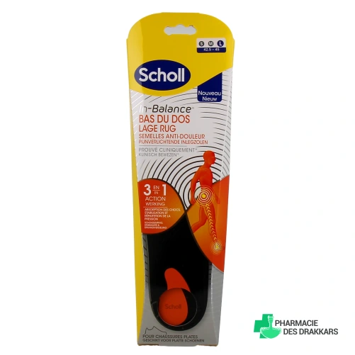 Scholl Semelles Anti-Douleur Bas du Dos