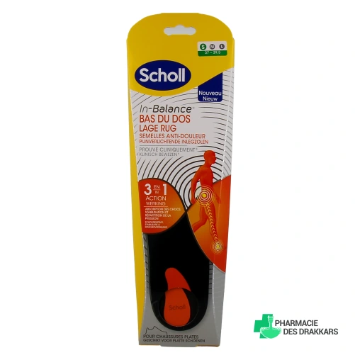 Scholl Semelles Anti-Douleur Bas du Dos