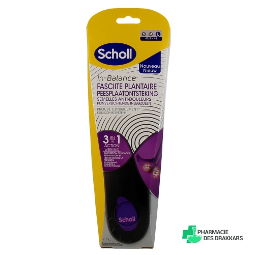 Scholl Semelles Fasciite Plantaire
