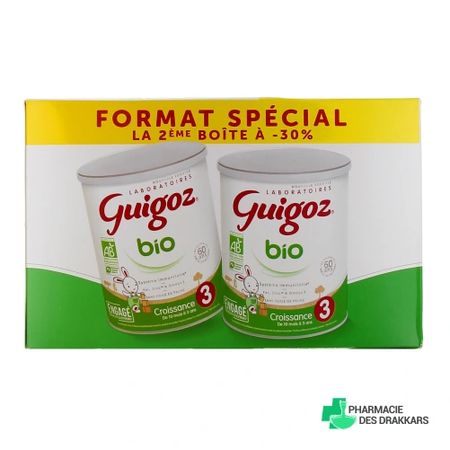 Guigoz Bio Croissance Lait 3eme âge