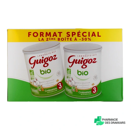 Guigoz Bio Croissance Lait 3eme âge