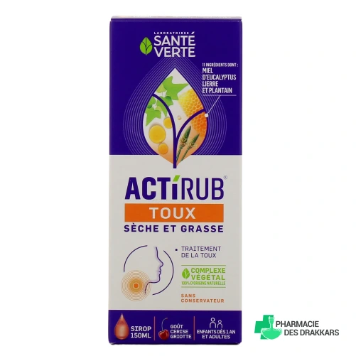 Actirub Sirop Toux Sèche et Grasse