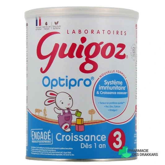 Guigoz Optipro Croissance Lait 3ème âge
