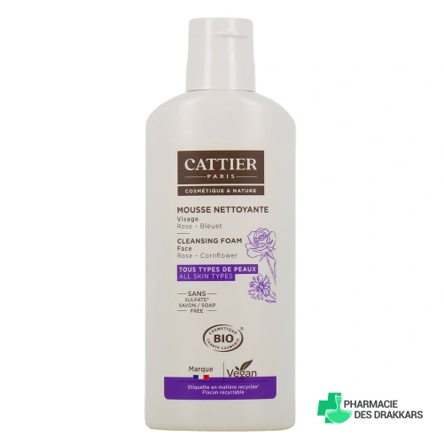 Cattier Mousse Nettoyante Visage Bio