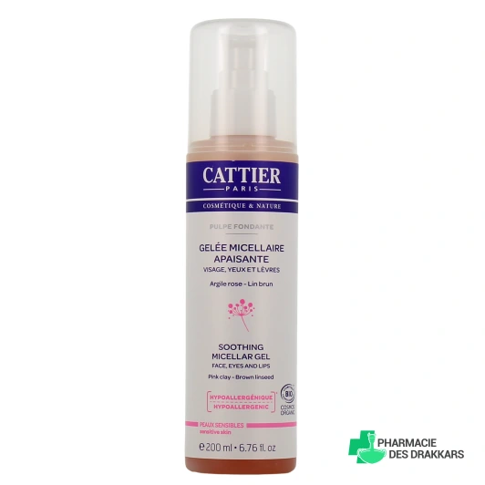 Cattier Gelée Micellaire Apaisante Bio
