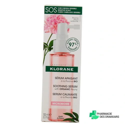 Klorane Sérum SOS Apaisant à la Pivoine Bio