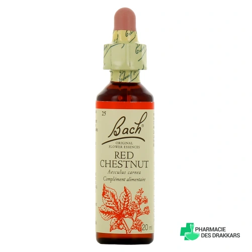 Fleurs de Bach Red Chestnut n°25