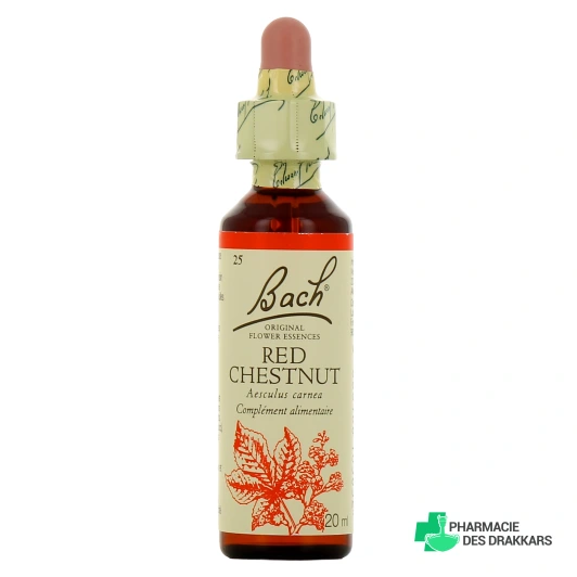 Fleurs de Bach Red Chestnut n°25