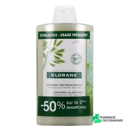 Klorane Shampooing au Lait d'Avoine Extra-doux