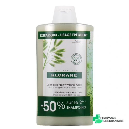 Klorane Shampooing au Lait d'Avoine Extra-doux