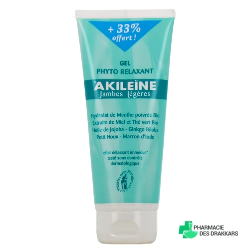 Akileïne Gel Phytorelaxant Jambes Légères - Vue 360°