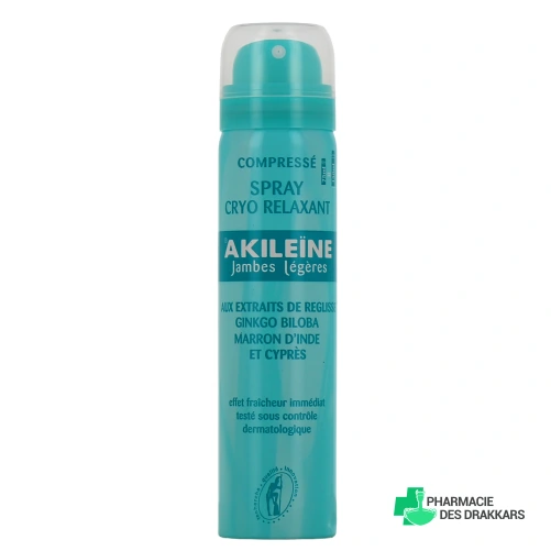 Akileïne Spray Cryorelaxant Jambes Légères