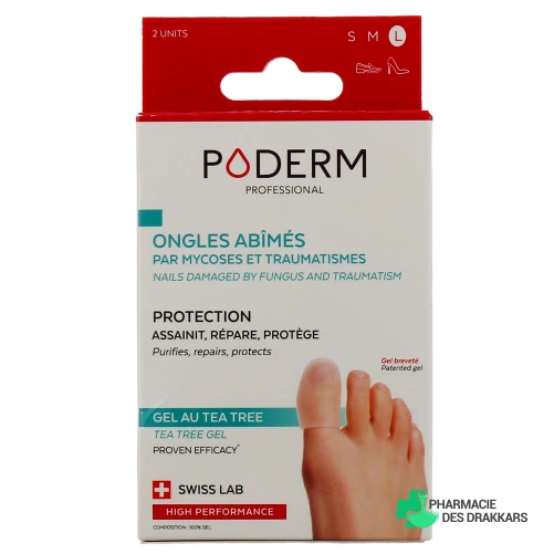 Poderm Capuchon d'Orteil Ongles Abîmés